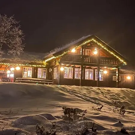Bjornebuhytten, Geilo, 13 Sengeplasser Med Privat Jacuzzi Og El-bil-lading 耶卢