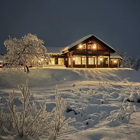 Bjornebuhytten, Geilo, 13 Sengeplasser Med Privat Jacuzzi Og El-bil-lading Holiday home Geilo