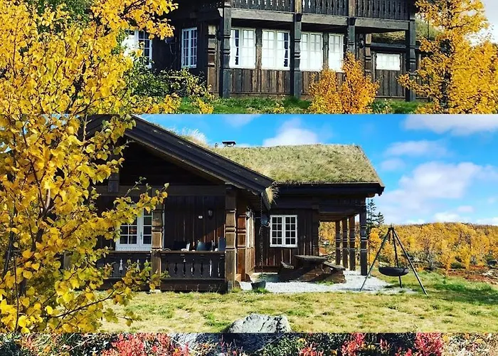 Bjornebuhytten, Geilo, 13 Sengeplasser Med Privat Jacuzzi Og El-bil-lading Semesterbostad *