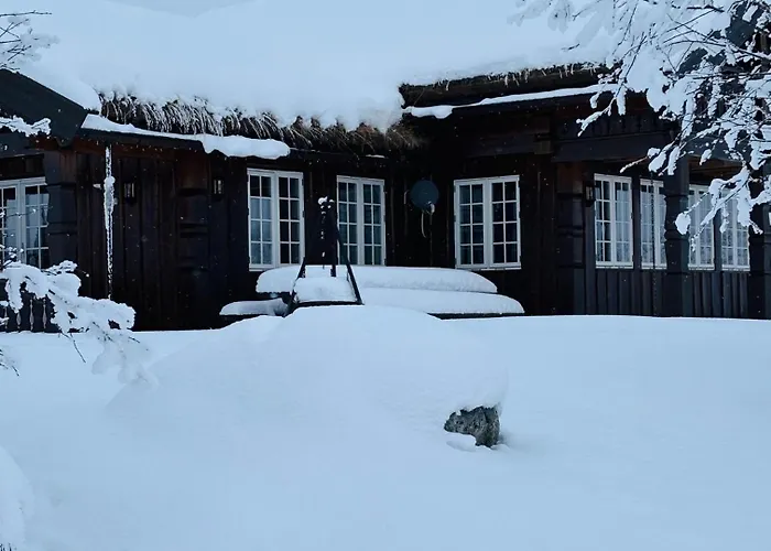 Semesterbostad Bjornebuhytten, Geilo, 13 Sengeplasser Med Privat Jacuzzi Og El-bil-lading Geilo